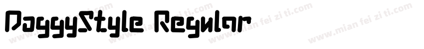 DoggyStyle Regular字体转换